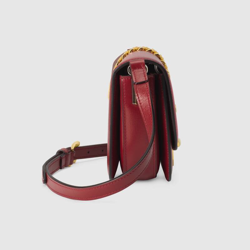 Gucci Sylvie 1969 Mini Shoulder Bag 615965 Red